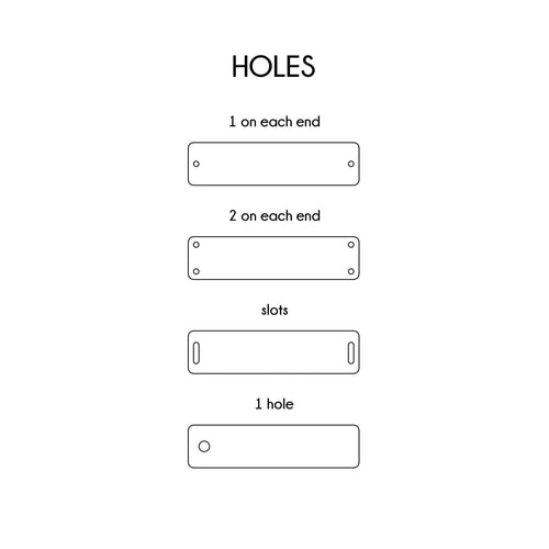 0.5 x 2 Inch - Custom Tags