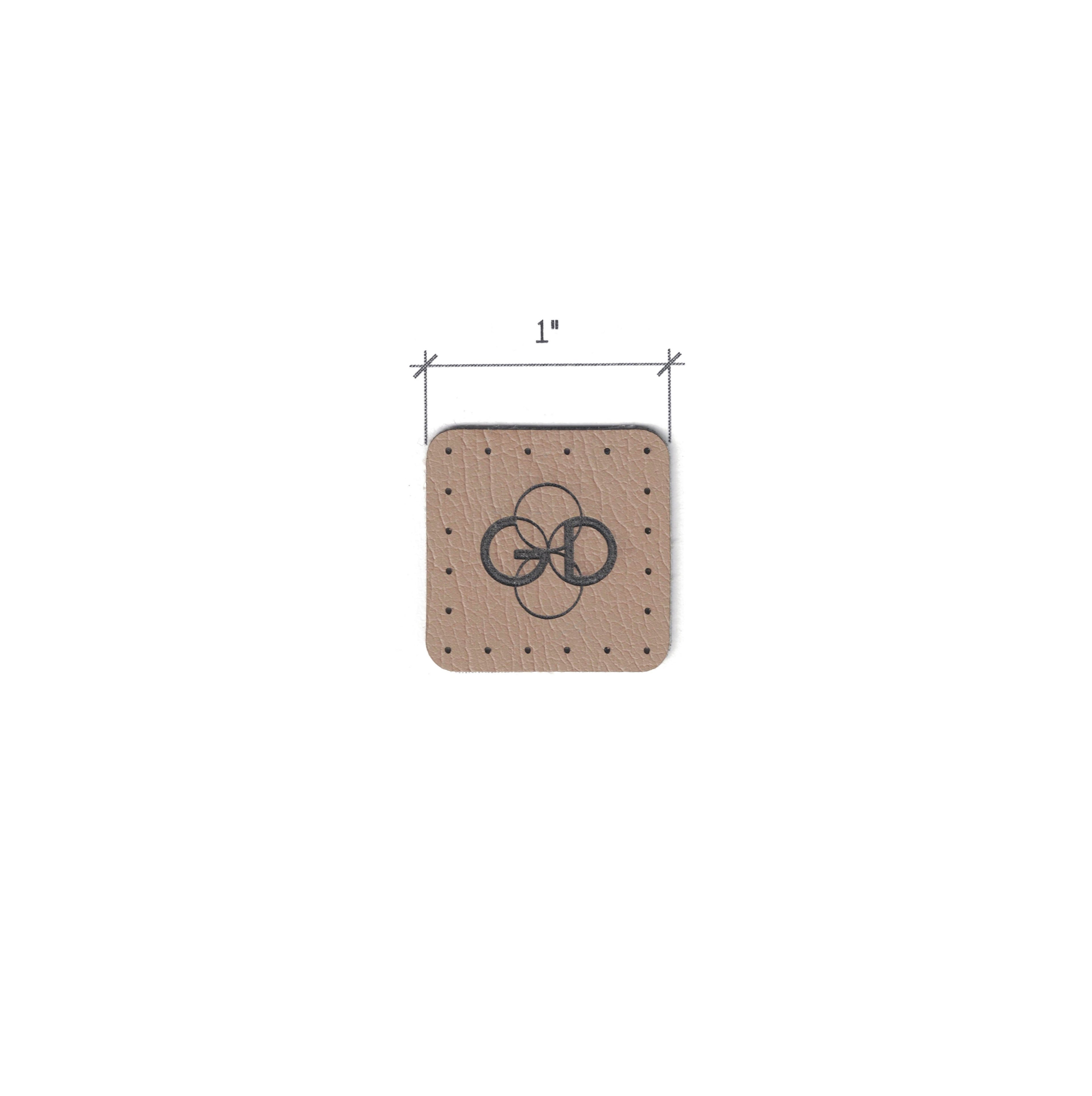 1 x 1 Inch - Custom Tags