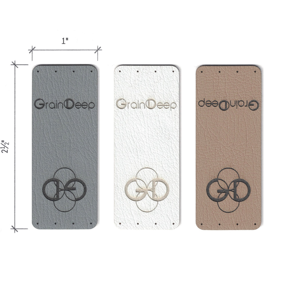 1 x 2.5 Inch - Custom Tags - Fold Over