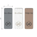 1 x 2.5 Inch - Custom Tags - Fold Over