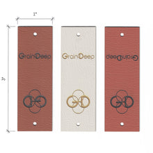 1 x 3 Inch - Custom Tags - Fold Over - Rivet Style
