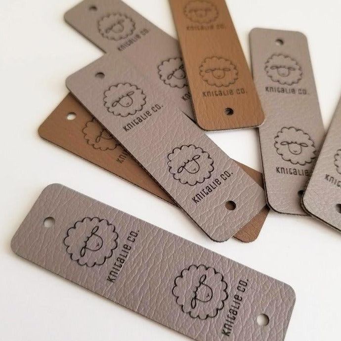 0.75 x 2.5 Inch - Custom Tags - Fold Over - Rivet Style