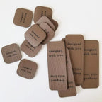 0.75 x 2 Inch - Custom Tags - Fold Over
