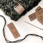 0.75 x 2 Inch - Custom Tags - Fold Over