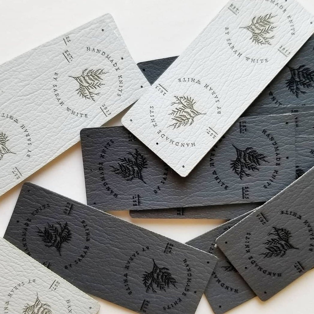 1 x 2.5 Inch - Custom Tags - Fold Over