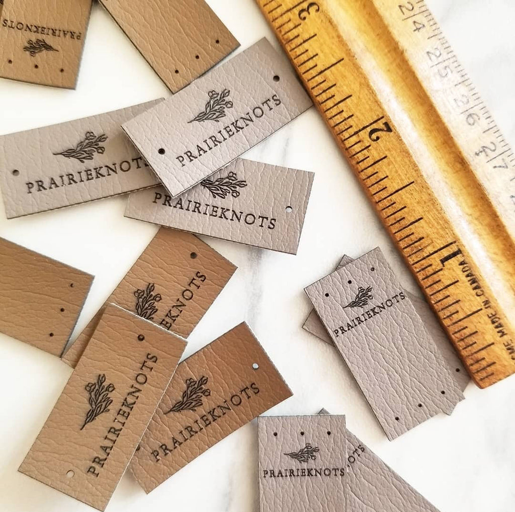 0.75 x 1.5 Inch - Custom Tags - Fold Over