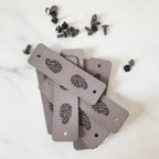 0.75 x 2.5 Inch - Custom Tags - Fold Over - Rivet Style