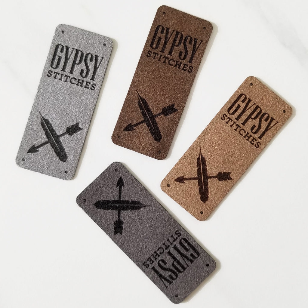 1 x 2.5 Inch - Custom Tags - Fold Over