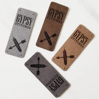 1 x 2.5 Inch - Custom Tags - Fold Over