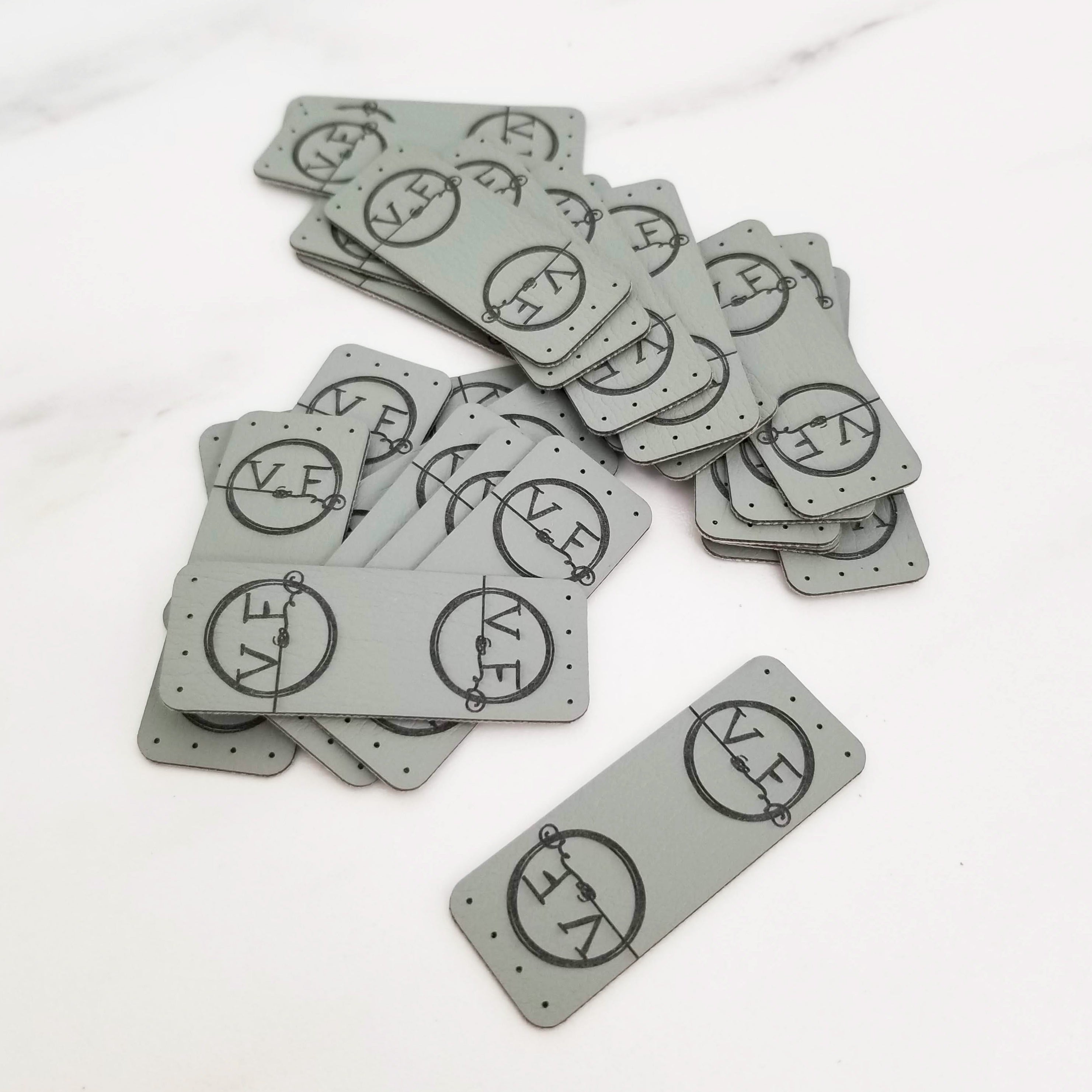 0.75 x 2 Inch - Custom Tags - Fold Over