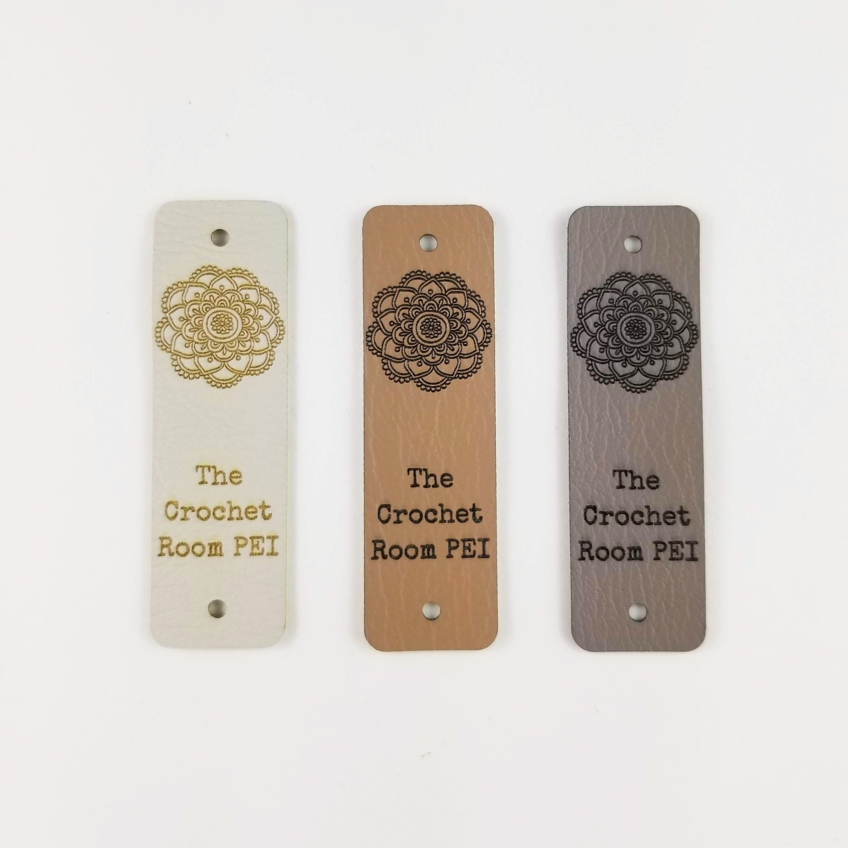 0.75 x 2.5 Inch - Custom Tags - Fold Over - Rivet Style
