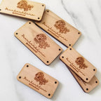 1 x 2 Inch - Custom Tags