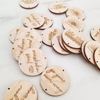 1.5 x 1.5 Inch - Custom Tags