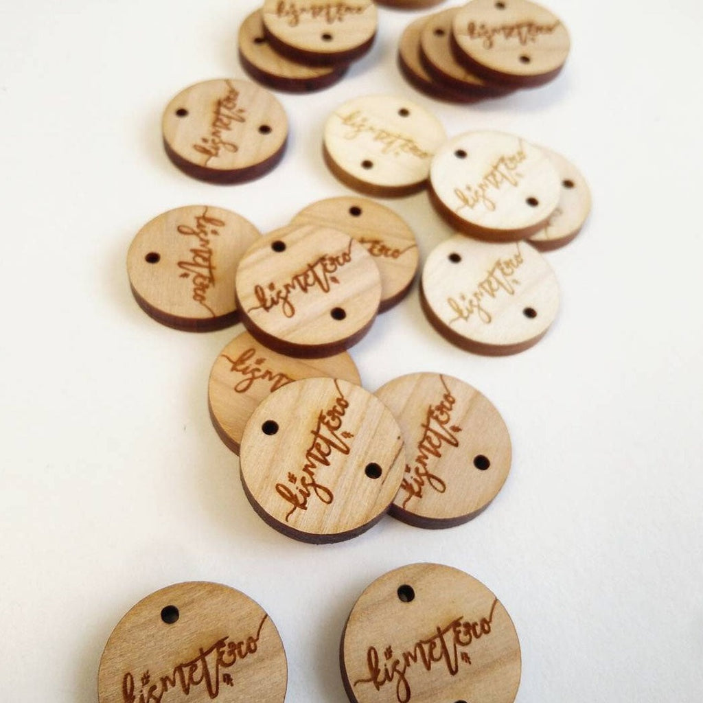 0.75 x 0.75 Inch - Custom Tags
