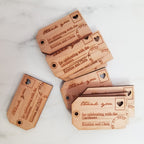 1.25 x 2 Inch - Custom Love Letter Tags