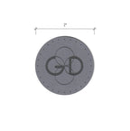 2 x 2 Inch - Custom Tags - Round