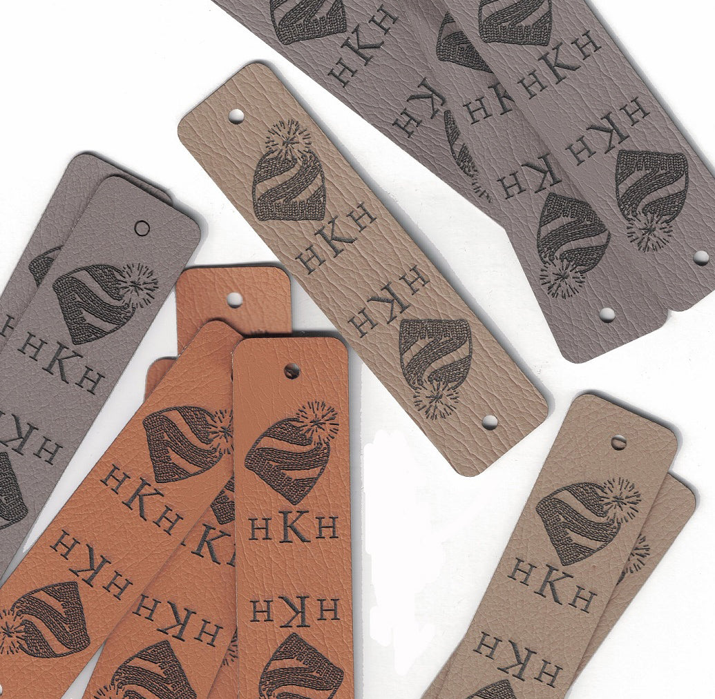 0.75 x 3 Inch - Custom Tags - Fold Over - Rivet Style