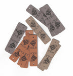 0.75 x 3 Inch - Custom Tags - Fold Over - Rivet Style