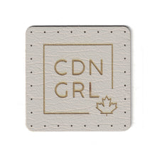 CDN GRL - 1.75 Inch Square Faux Leather Patch