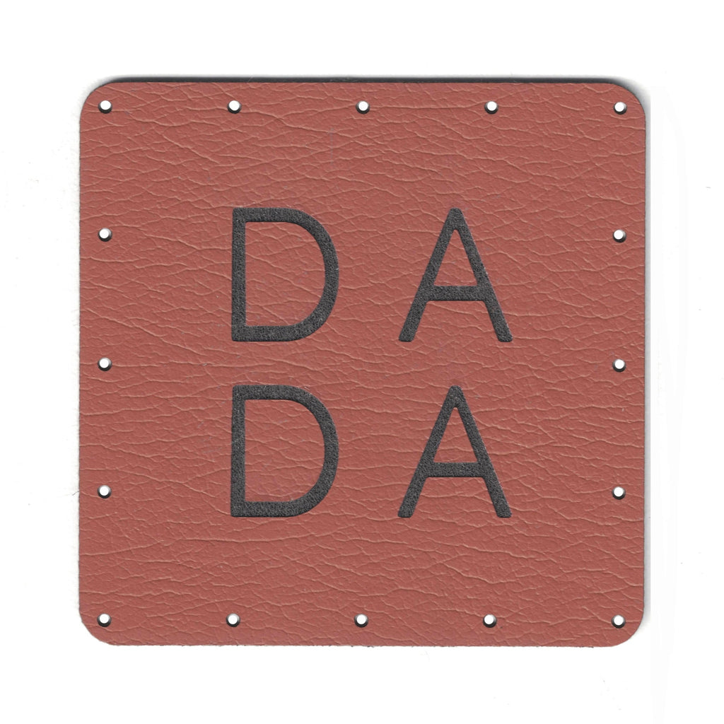 DADA - 2 Inch Faux Leather Patch
