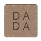 DADA - 2 Inch Faux Suede Patch