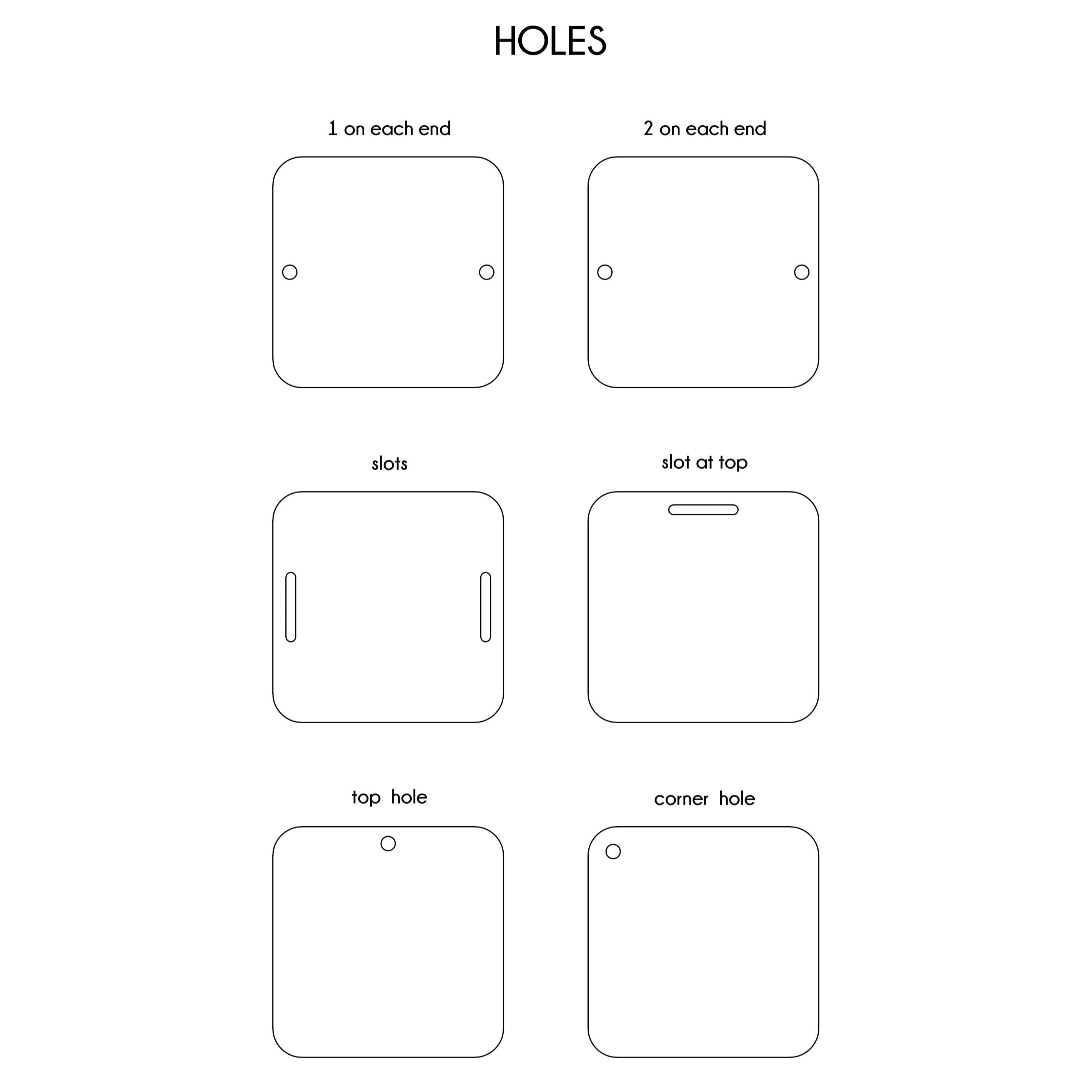2 x 2 Inch - Custom Tags