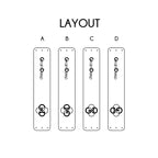 0.5 x 2.5 Inch - Custom Tags - Fold Over
