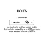 0.5 x 2.5 Inch - Custom Tags - Fold Over - Rivet Style