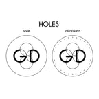 2 x 2 Inch - Custom Tags - Round