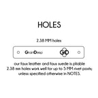 0.5 x 3 Inch - Custom Tags - Fold Over - Rivet Style