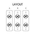 0.75 x 2.5 Inch - Custom Tags - Fold Over - Rivet Style
