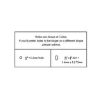 0.25 x 1.5 Inch - Custom Tags
