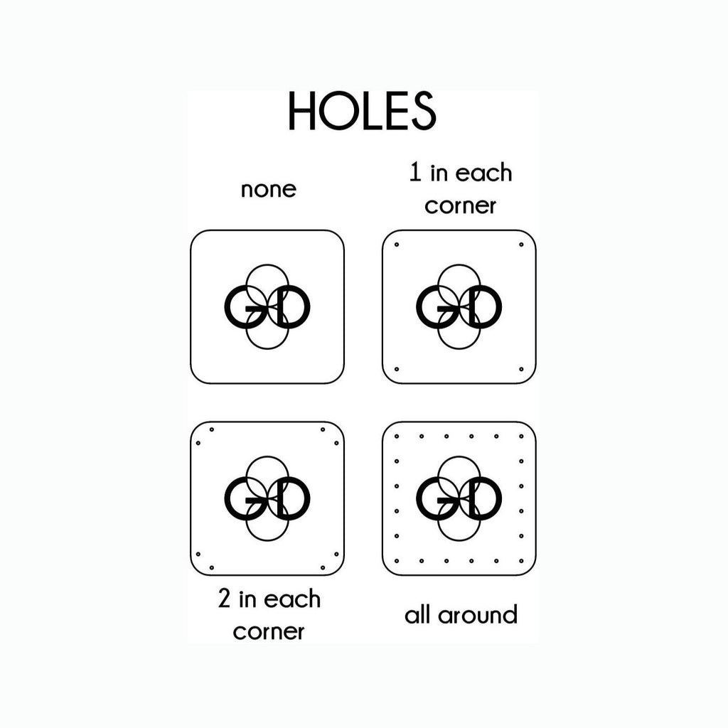 1 x 1 Inch - Custom Tags