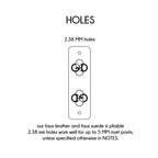 0.75 x 2.5 Inch - Custom Tags - Fold Over - Rivet Style