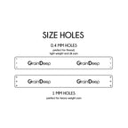 0.5 x 4 Inch - Custom Tags - Fold Over