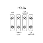 0.5 x 2 Inch - Custom Tags - Fold Over