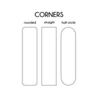 0.75 x 3 Inch - Custom Tags - Fold Over - Rivet Style