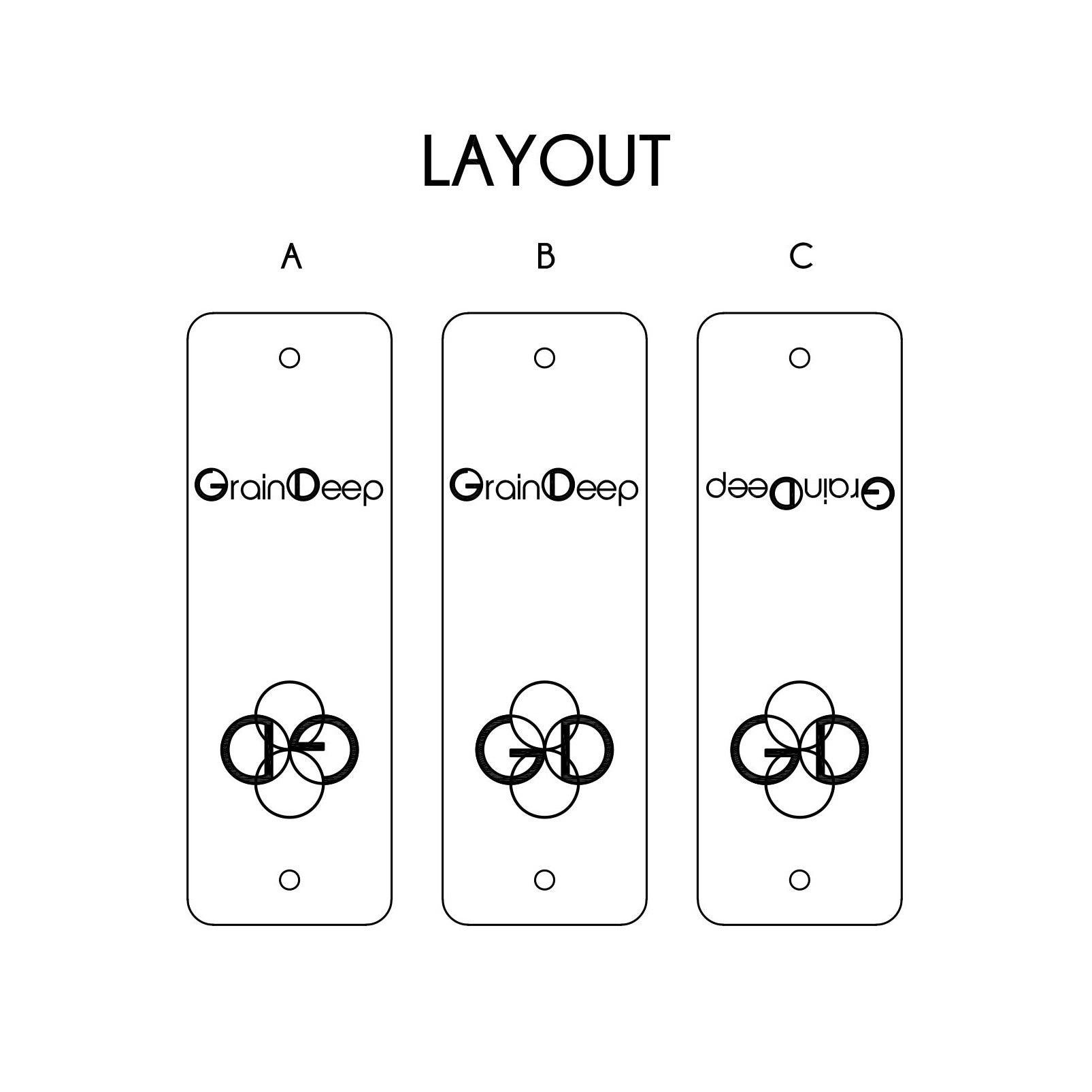 1 x 3 Inch - Custom Tags - Fold Over - Rivet Style