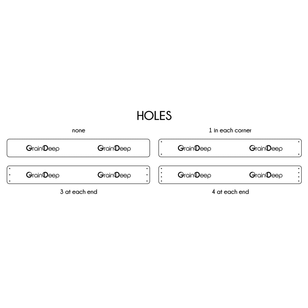 0.5 x 4 Inch - Custom Tags - Fold Over