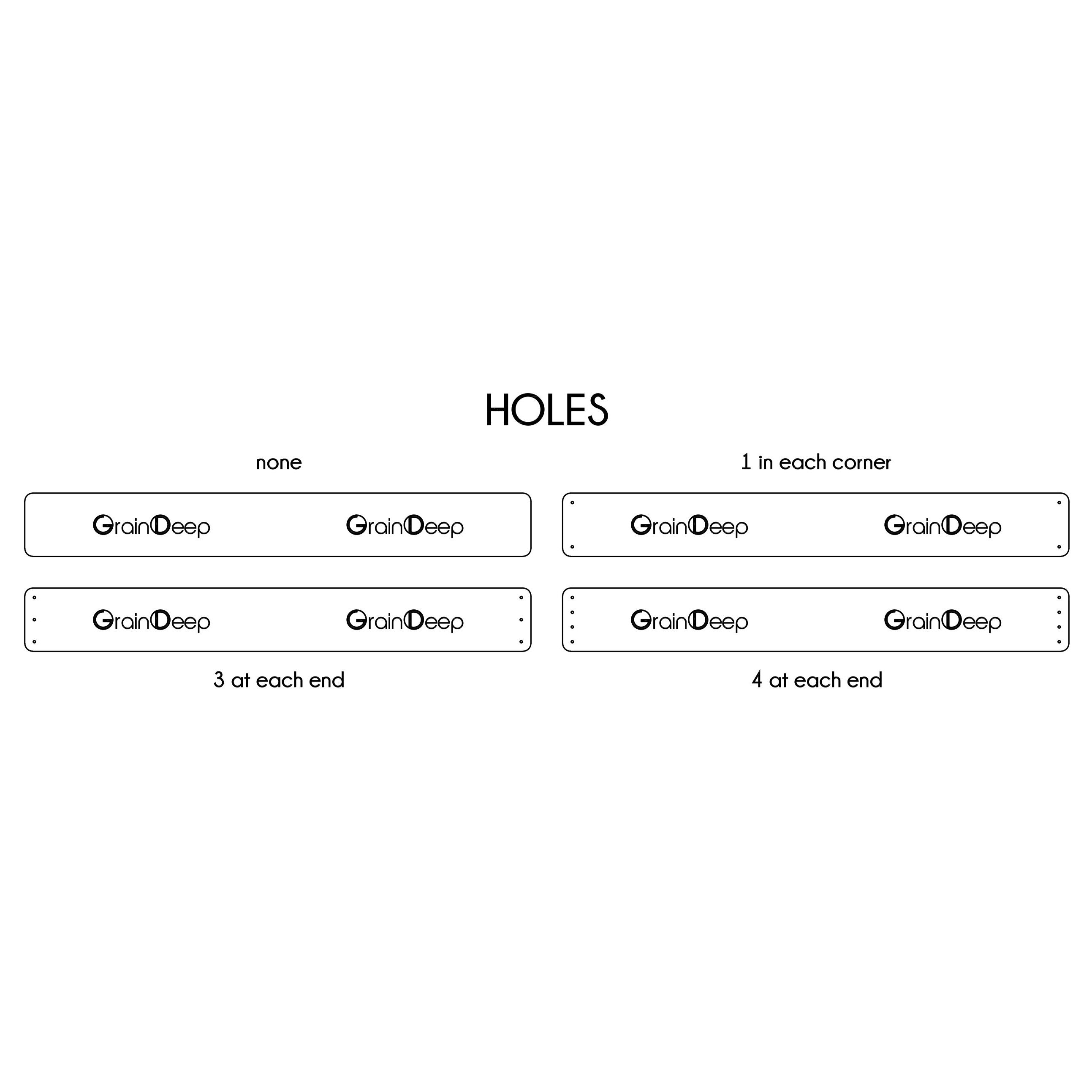 0.5 x 4 Inch - Custom Tags - Fold Over