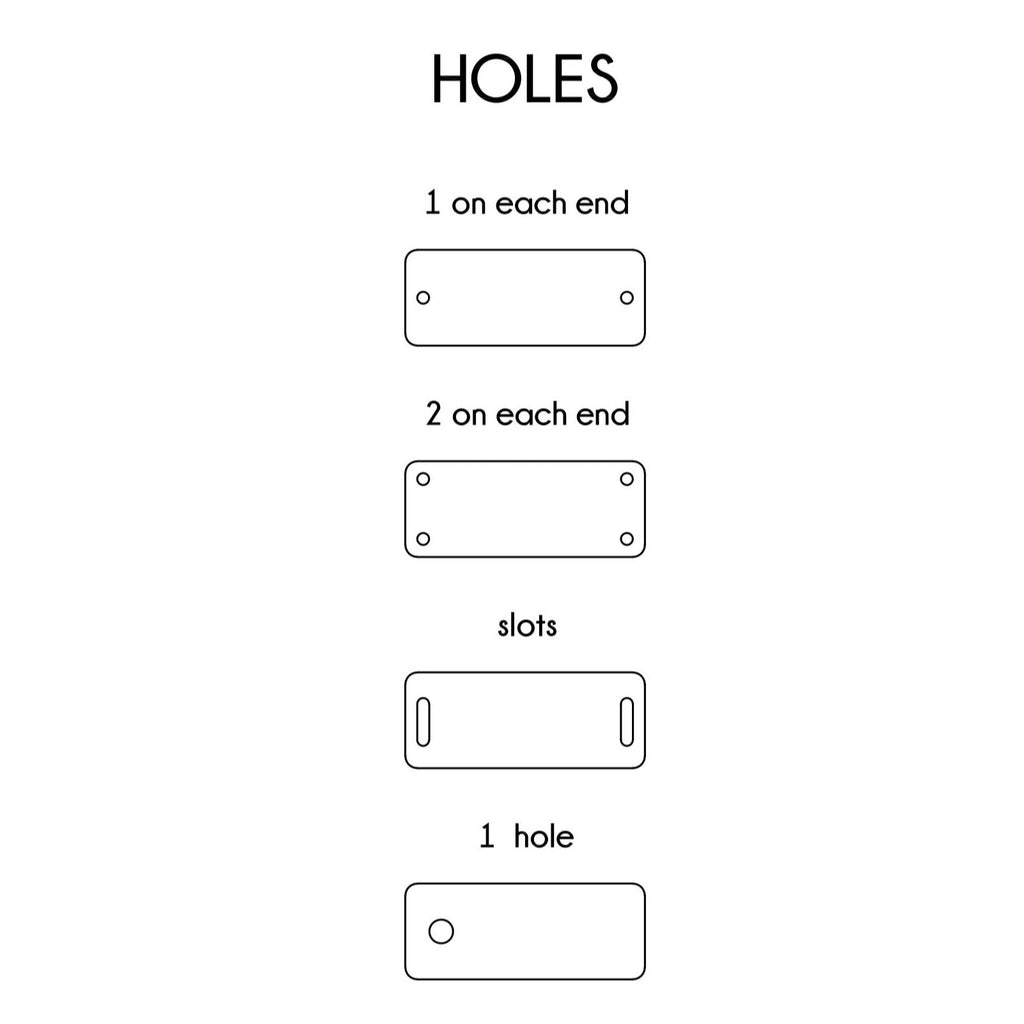 0.5 x 1.25 Inch - Custom Tags