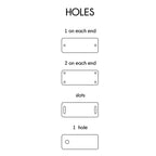 0.5 x 1.25 Inch - Custom Tags