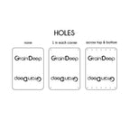 1.5 x 2 Inch - Custom Tags - Fold Over