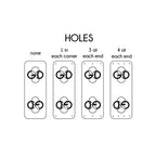 0.75 x 2 Inch - Custom Tags - Fold Over