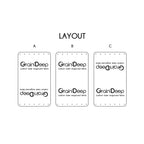1.5 x 2.5 Inch - Custom Tags - Fold Over