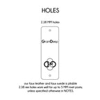 1 x 3 Inch - Custom Tags - Fold Over - Rivet Style