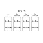 1 x 2 Inch - Custom Tags - Fold Over