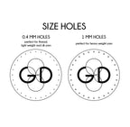 2 x 2 Inch - Custom Tags - Round