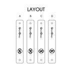 0.5 x 3 Inch - Custom Tags - Fold Over - Rivet Style