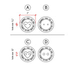1 x 1 Inch - PomPom Buttons